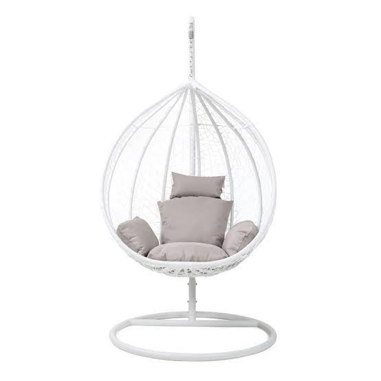 Umcako Outdoor Hanging Egg Chair with Red Cushion | Durable & Stylish 2025