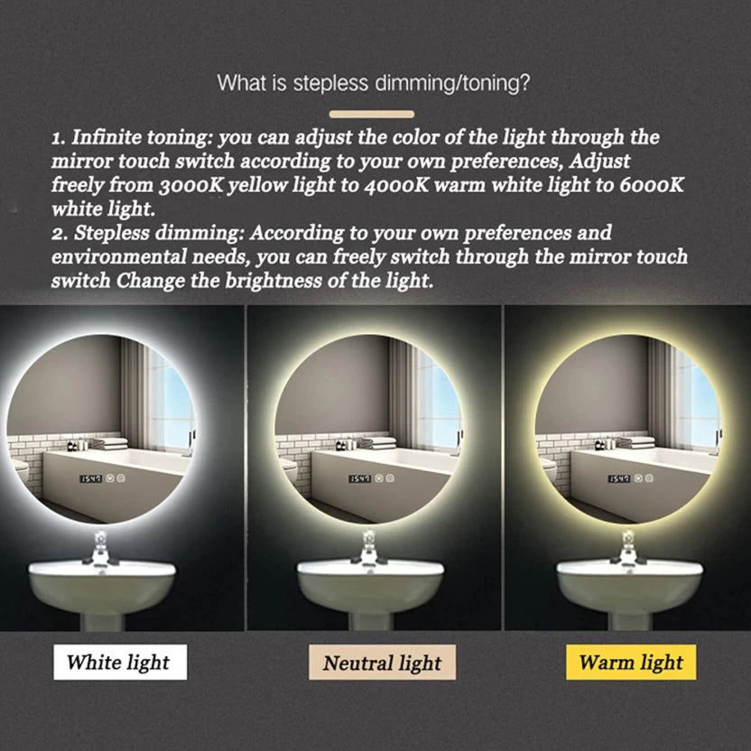 Lu Mee LED mirror LY-80-80 LED
