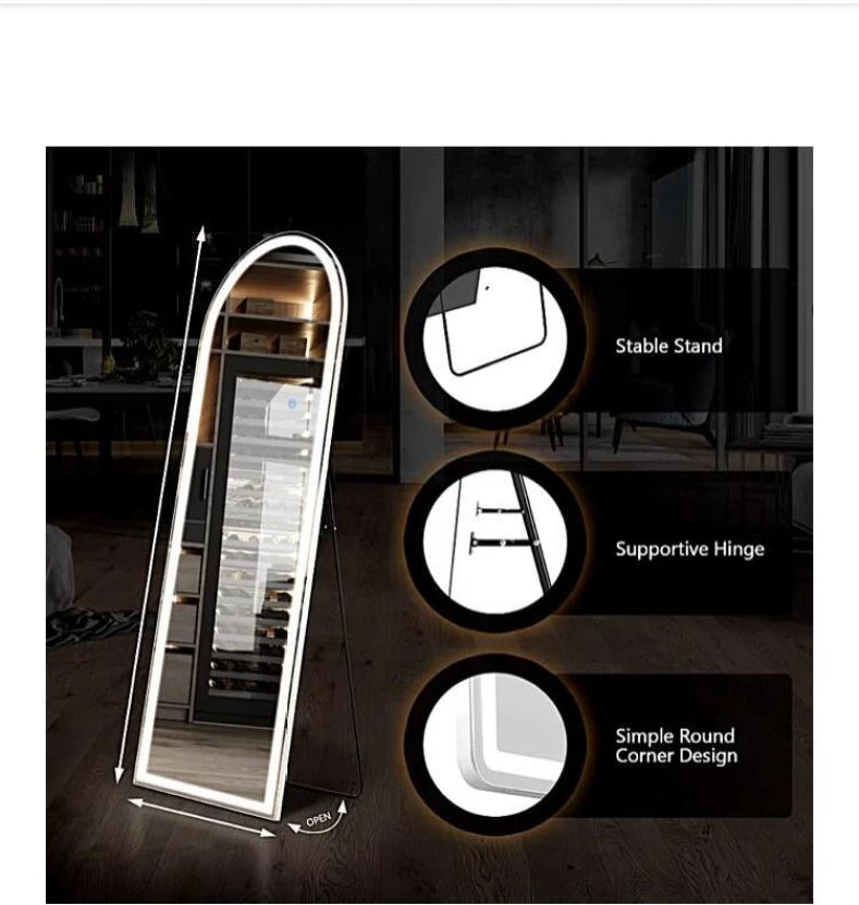 Mayi Standing LED mirror