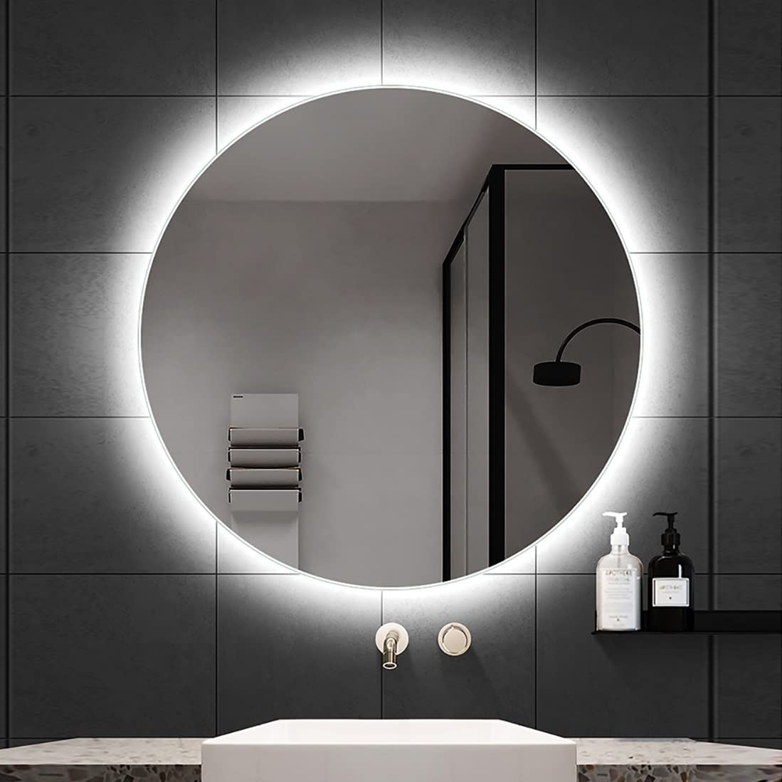 Liliana 60cm round Digital LED
