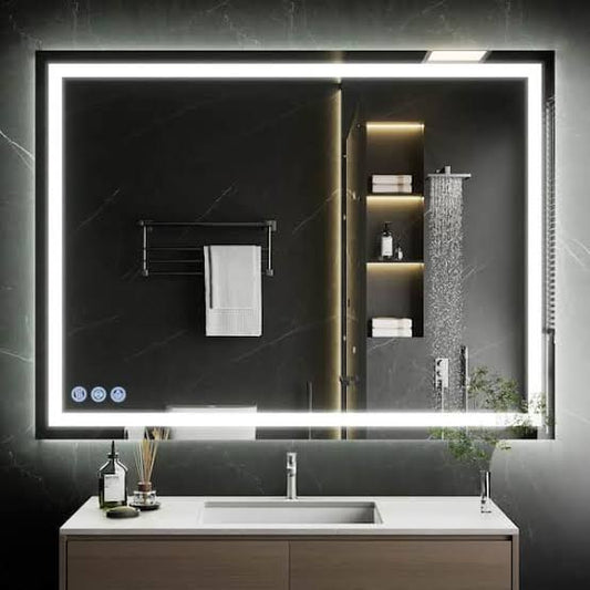 Station Square LED 100 x 80 CM digital mirror