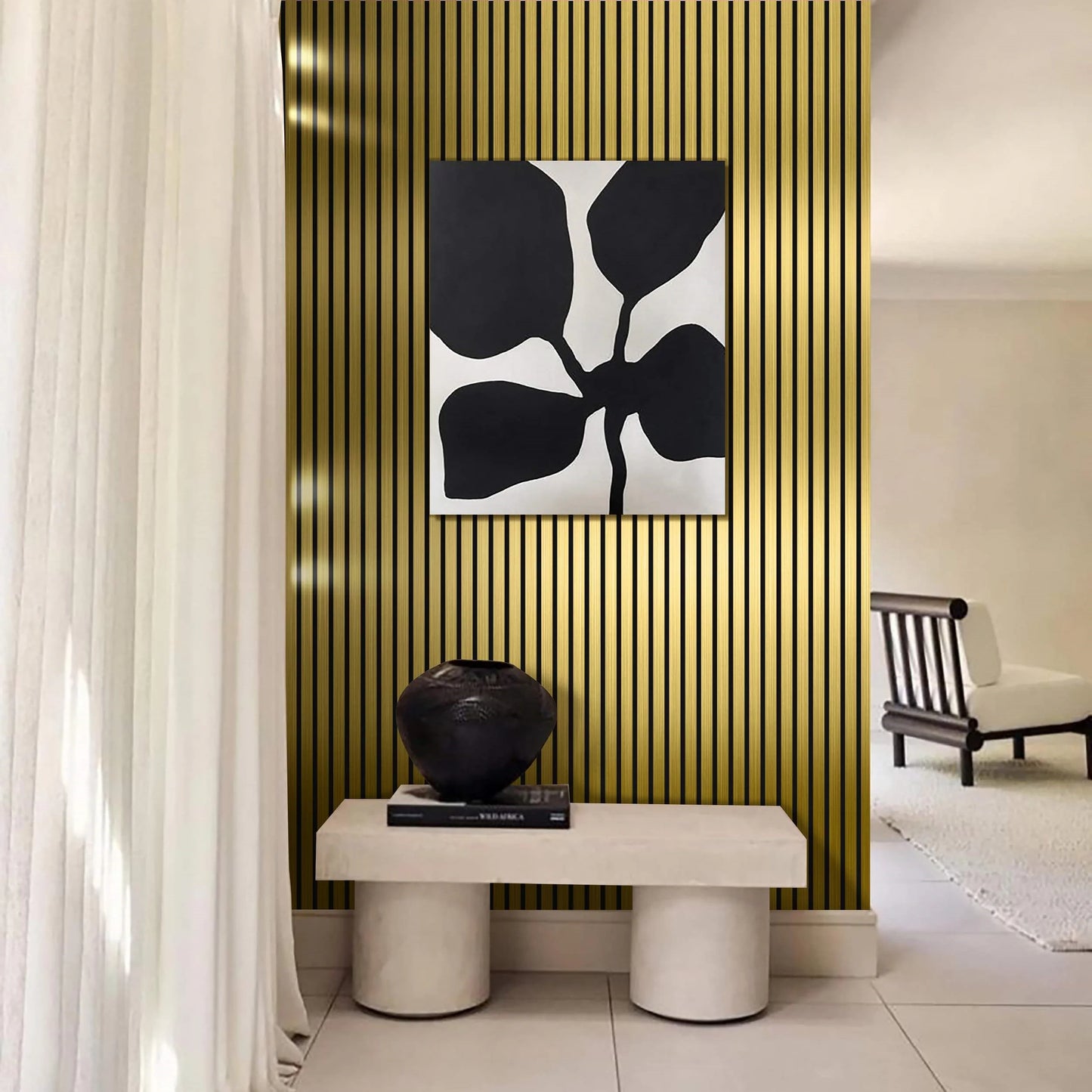 The Accra Gold wall panel