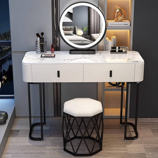 Cherry LED Modern vanity mirror |Black