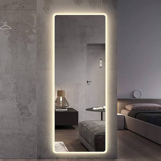 The Frameless 100 x 45 LED mirror