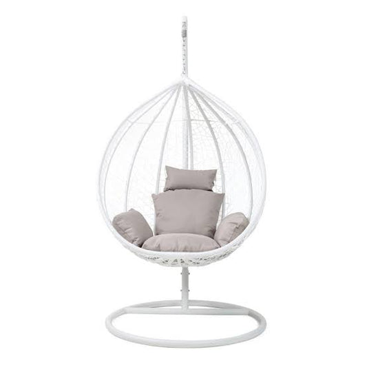 Umcako Outdoor Hanging Egg Chair with Red Cushion | Durable & Stylish 2025