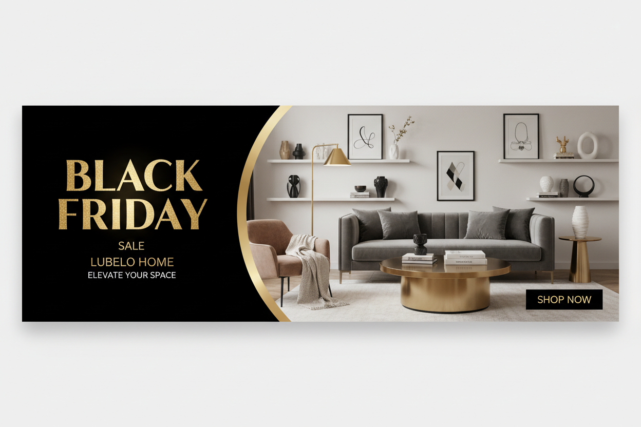 BLACK FRIDAY sale at LUBELO HOME