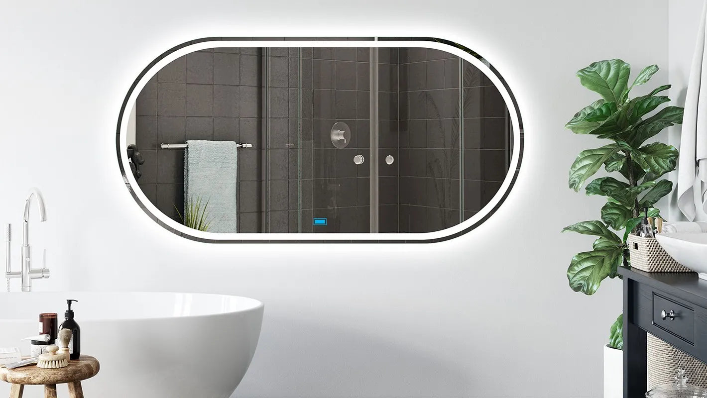 Day Break Pill Shape LED Mirror 1200 x 500 x 30mm