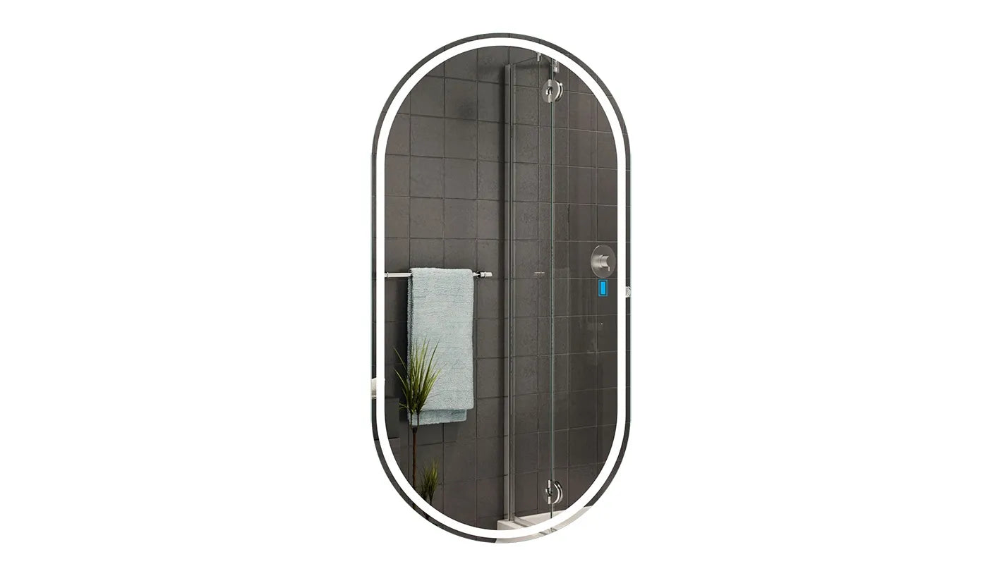 Day Break Pill Shape LED Mirror 1200 x 500 x 30mm