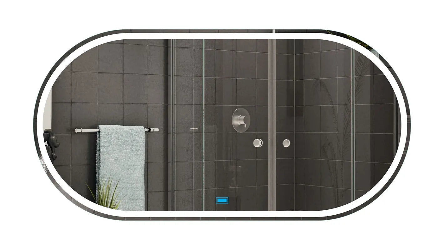 Day Break Pill Shape LED Mirror 1200 x 500 x 30mm